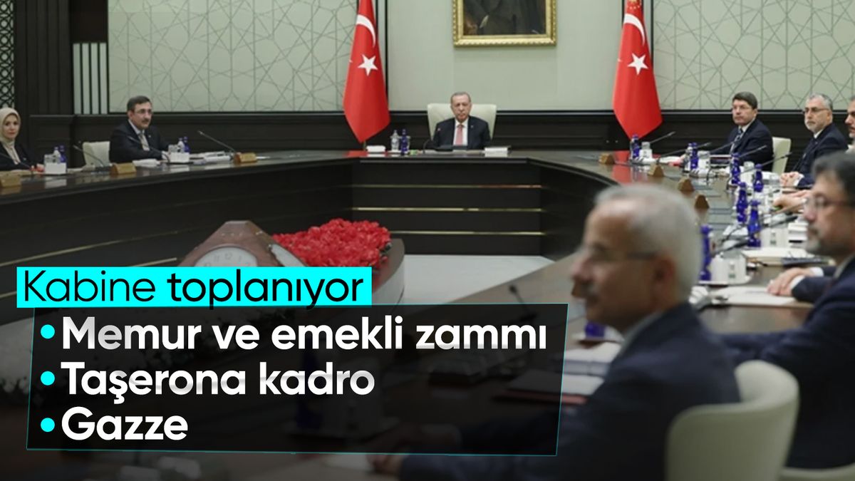 Kabine bug�n toplan�yor! ��te masadaki �nemli konu ba�l�klar�