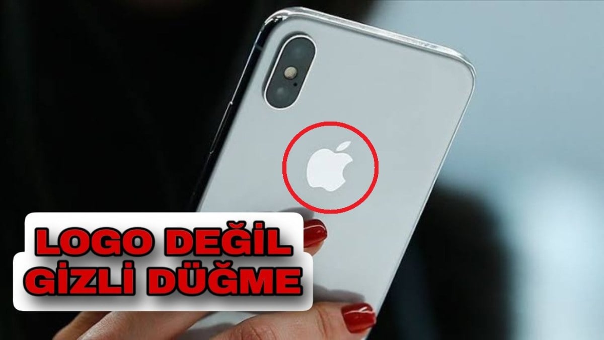 iPhone logosu aslında bir tuş! Bakın neler yapıyor