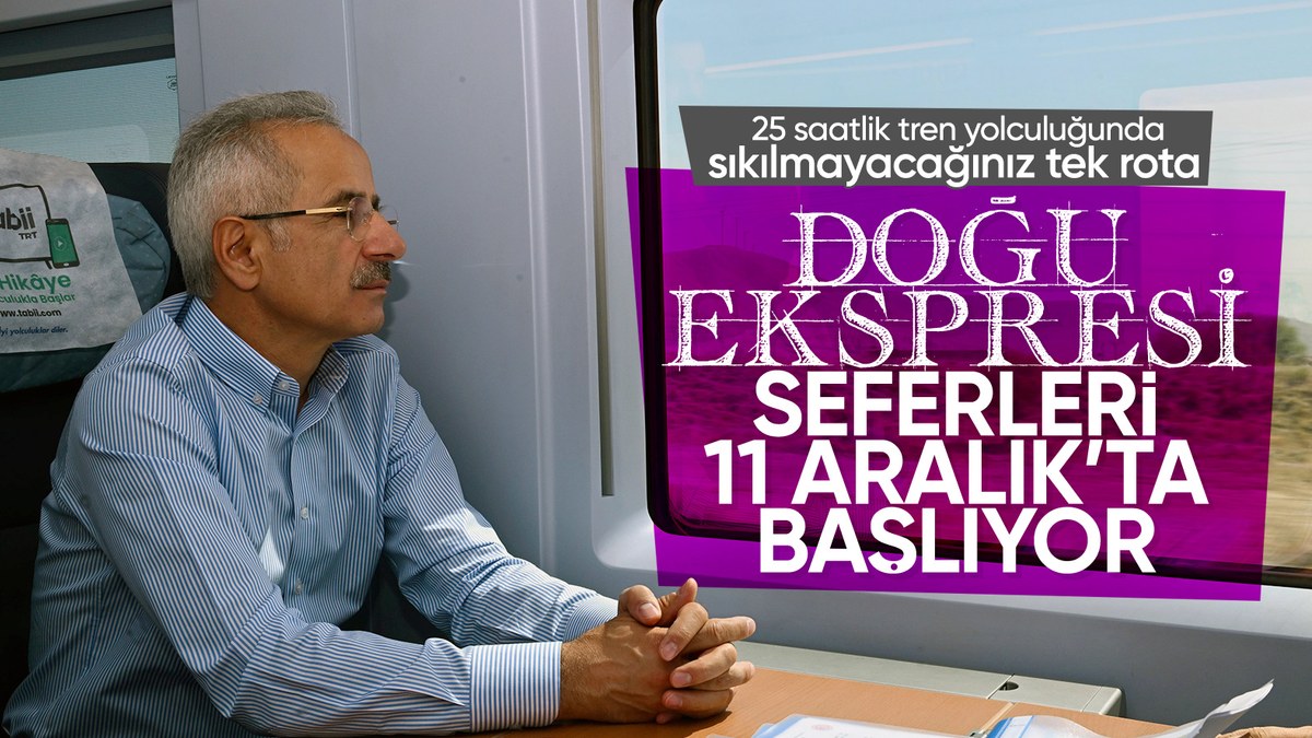 Bakan Uraloğlu duyurdu: Doğu Ekspresi için bilet satışları bugün başlıyor