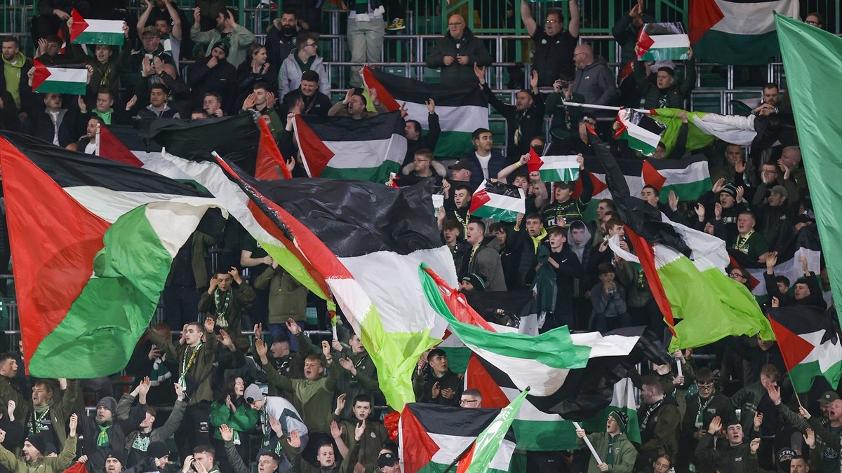Celtic taraftarı, Filistin'e olan desteğine devam edecek