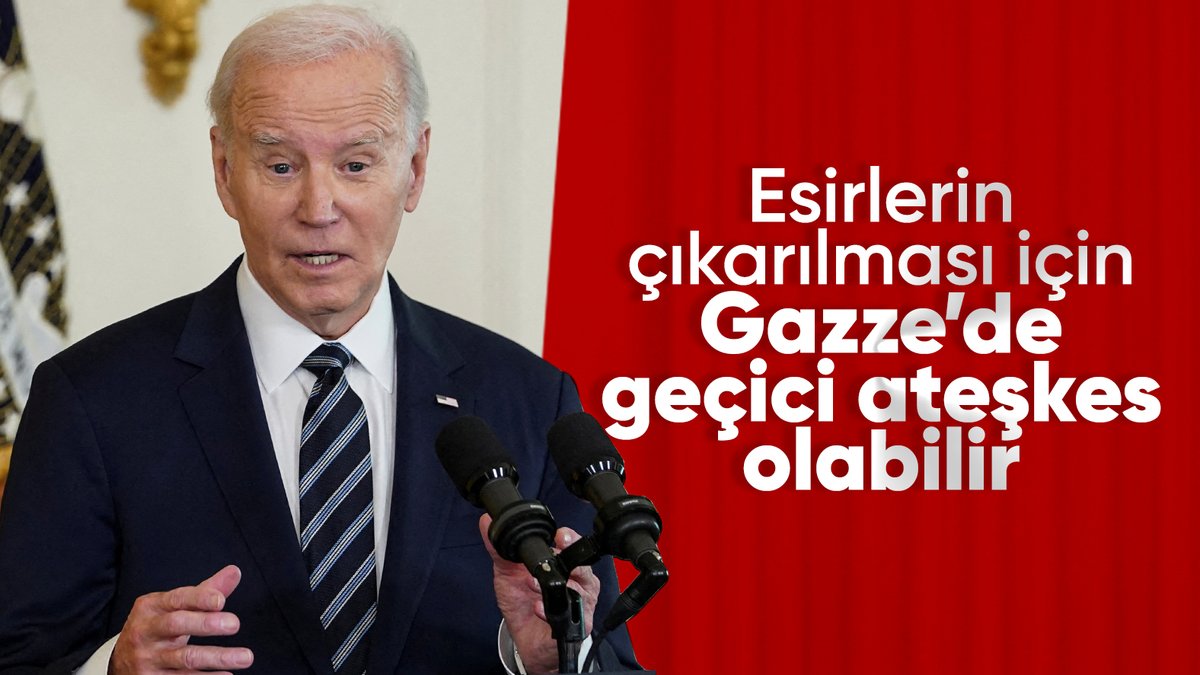 ABD Başkanı Joe Biden'dan Gazze'de çatışmalara ara verme çağrısı