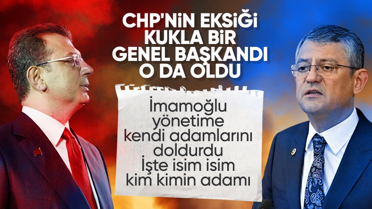 Özgür Özel'in PM listesinde Ekrem İmamoğlu'na yakın isimler