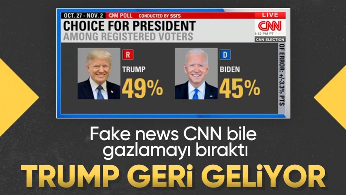 CNN International'dan 2024 anketi: Biden'ın başı dertte