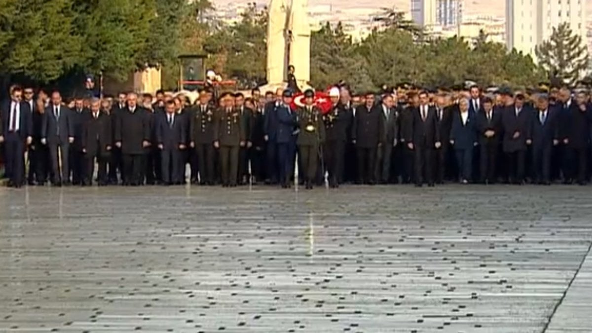 Devlet erkanı 10 Kasım'da Anıtkabir'de