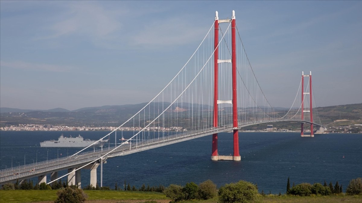 1915 Çanakkale Köprüsü, 'Büyük Otoyol ve Demiryolu Köprüleri' arasında birinci oldu