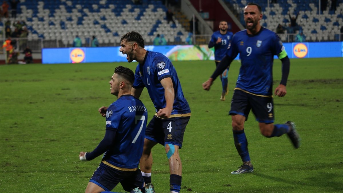 Kosova erteleme maçında İsrail'i Rashica ile yıktı