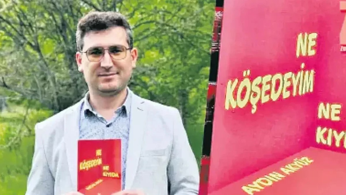 Şair ve yazar Aydın Akyüz Ne Köşedeyim Ne Kıyıda adlı şiir kitabını anlatıyor