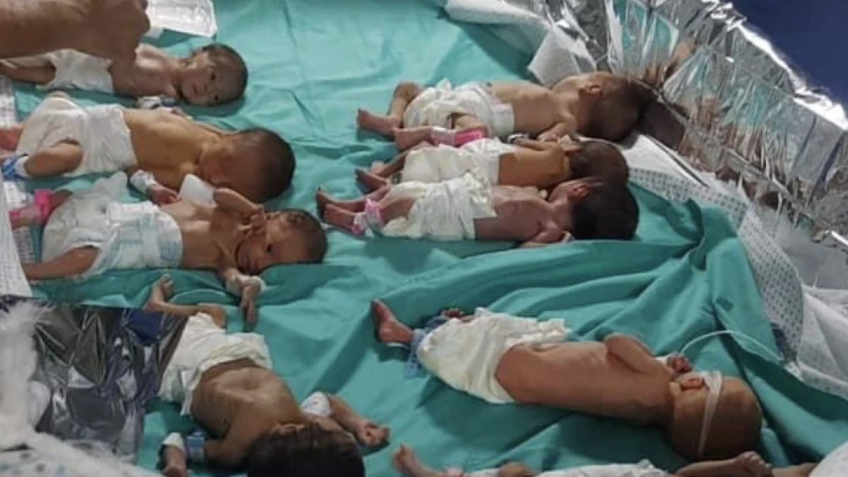 Gazze'de bebekler ölümle burun buruna: Vücut ısıları için folyoya sarıldılar