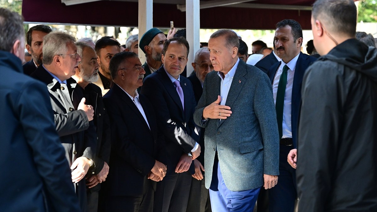 Cumhurbaşkanı Erdoğan Hacer Muhterem Coşan'ın cenazesine katıldı
