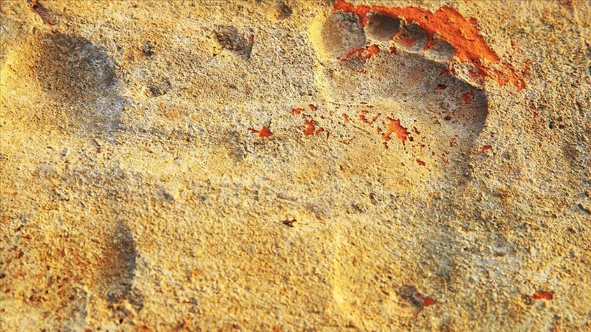 Muğla'da antik kentte 1900 yıllık çocuk ayak izine rastlandı