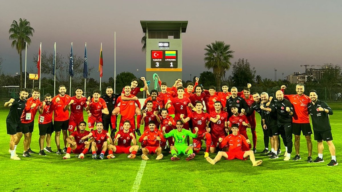U19 Milli Takımı, Litvanya'yı üç golle geçti