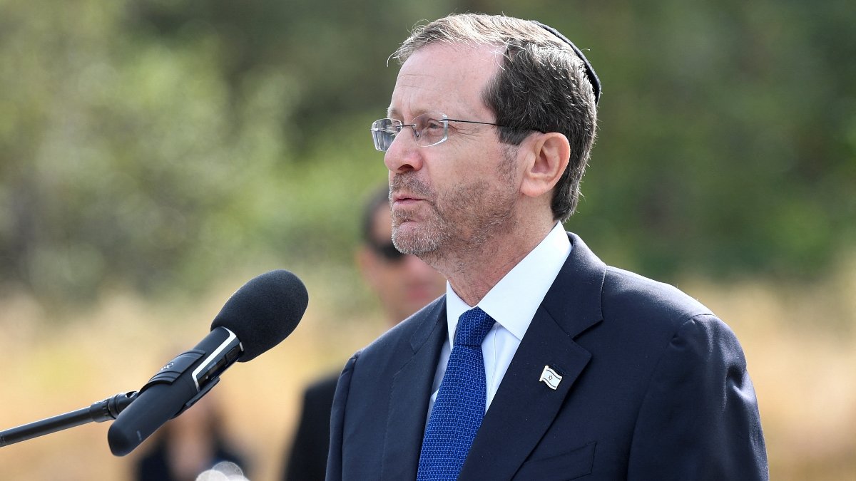 İsrail Cumhurbaşkanı Herzog: Gazze'de boşluk bırakamayız