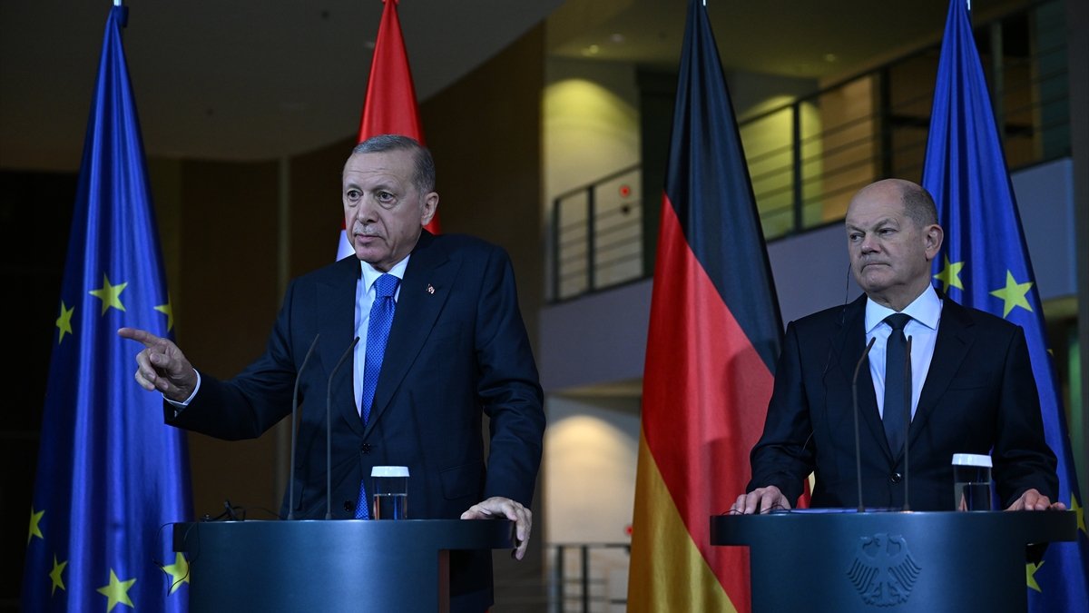 İsrail destekçisi Olaf Scholz'a Cumhurbaşkanı Erdoğan etkisi: Netanyahu'ya 