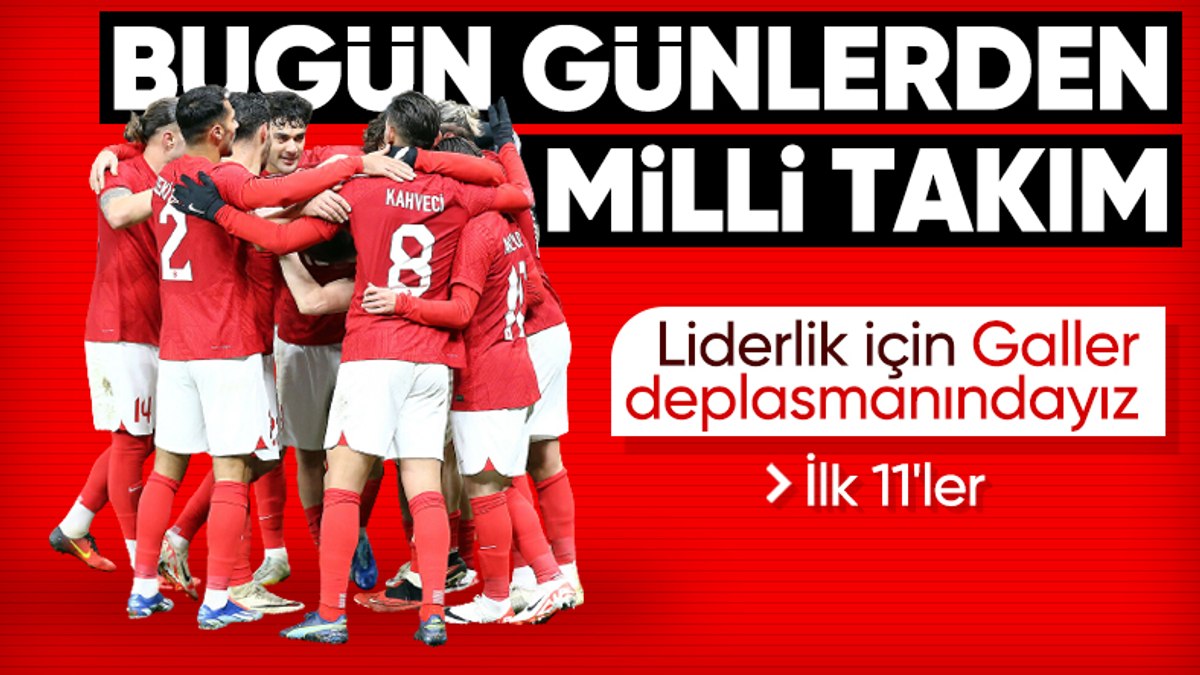 Galler - Türkiye maçının ilk 11'leri