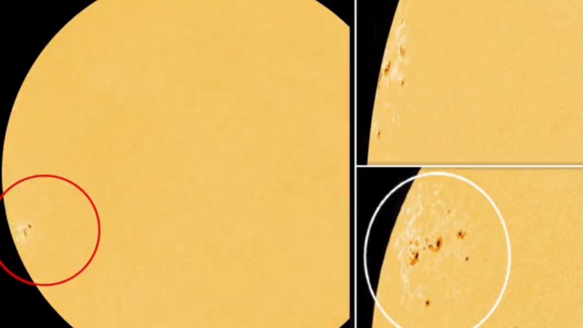 Güneş’te, Dünya’dan 15 kat daha geniş olan dev lekeler tespit edildi