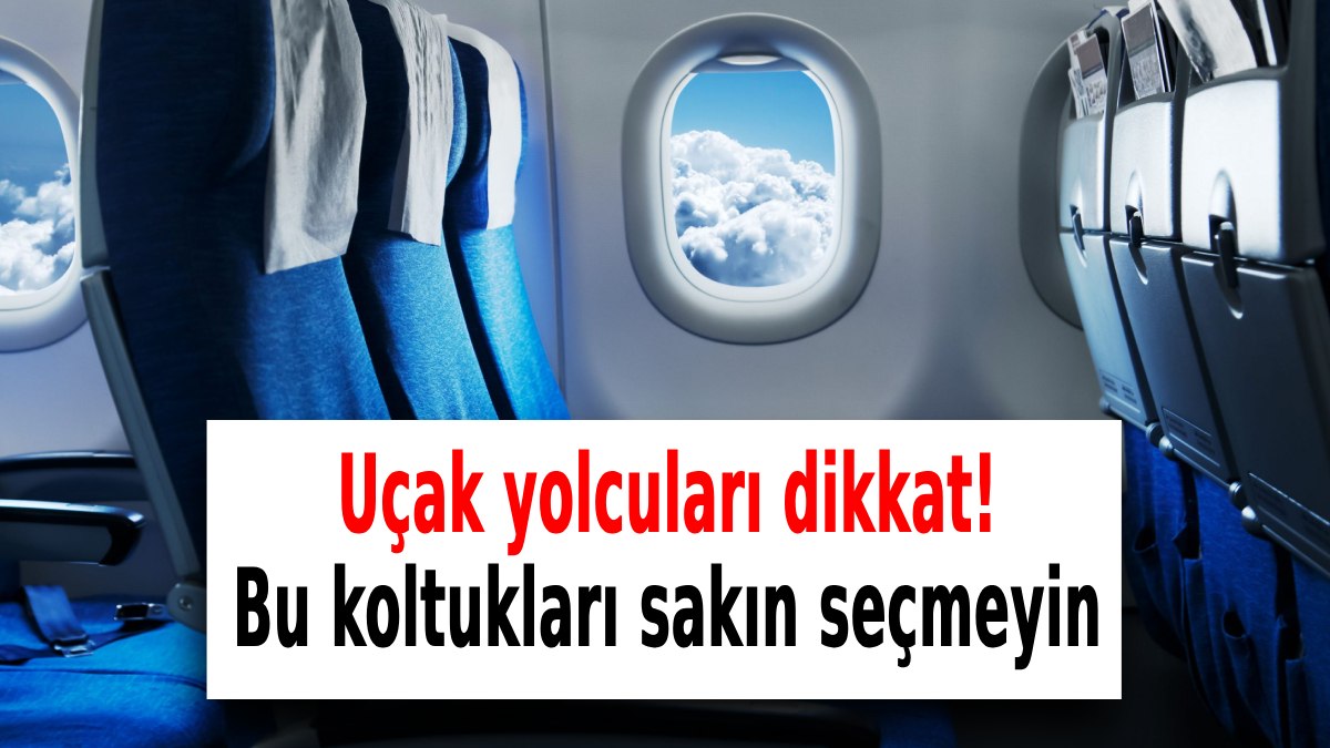 Uçuş fobisi tarih oluyor: İşte uçaktaki en güvenli koltuklar…