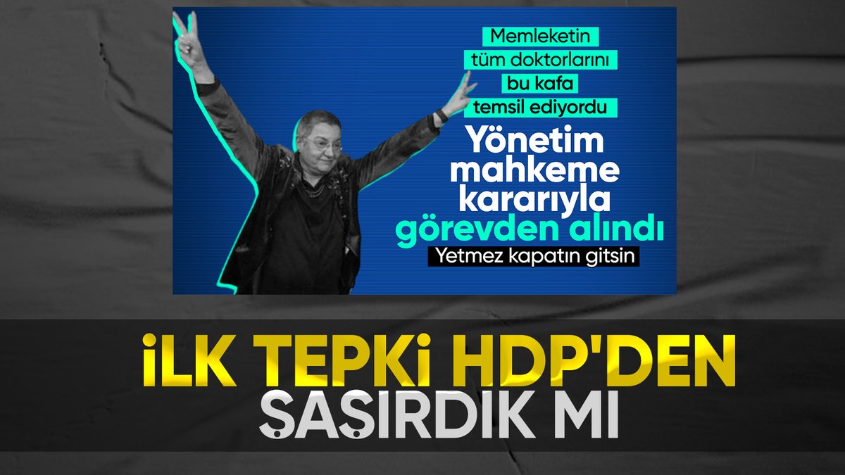 HDP, TTB'ye destek çıktı! Kararın ardından yanındayız mesajı yayınladılar
