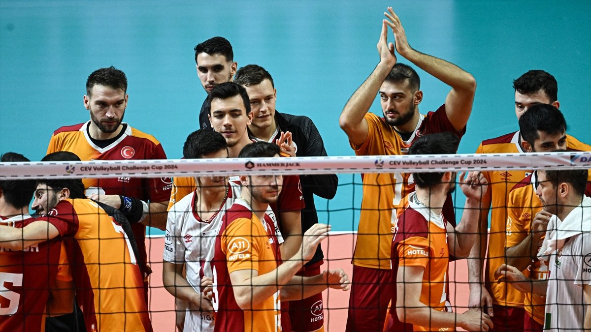 Galatasaray, CEV Challenge Kupası'nda Yunan ekibi Kifisias'ı devirdi