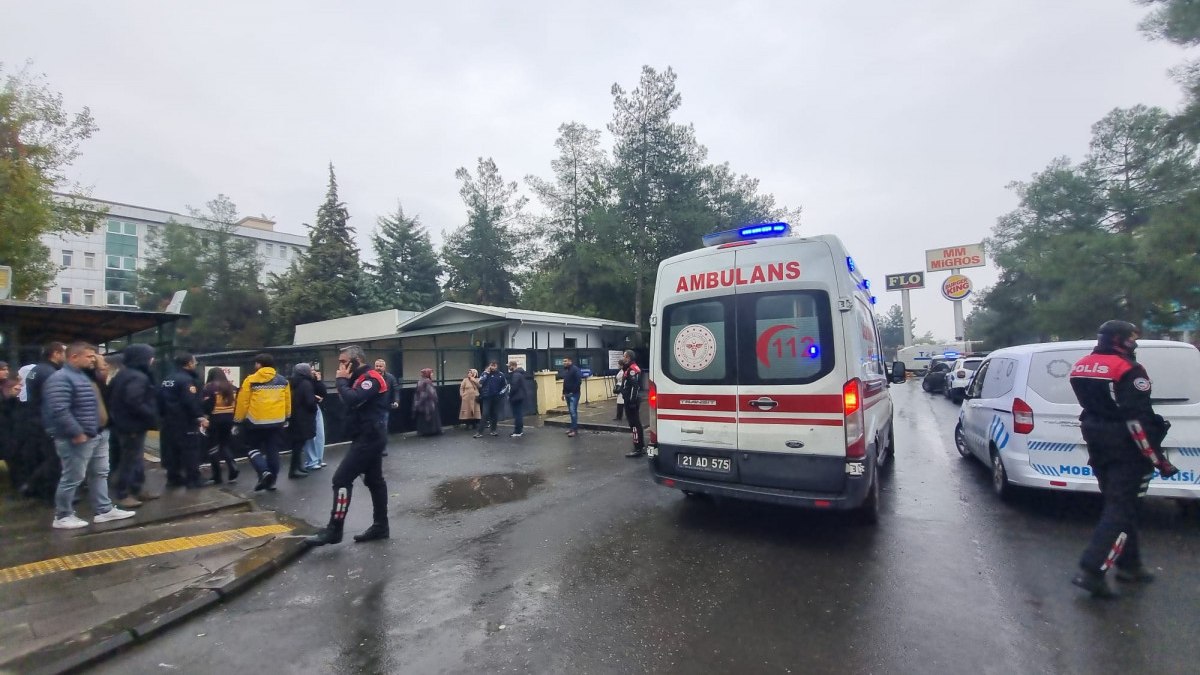 Diyarbakır Adliyesi'nde kavga! Damacanayla polisin burnunu kırdı