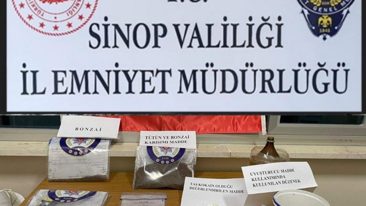 Sinop’ta uyuşturucu operasyonu: 1 gözaltı