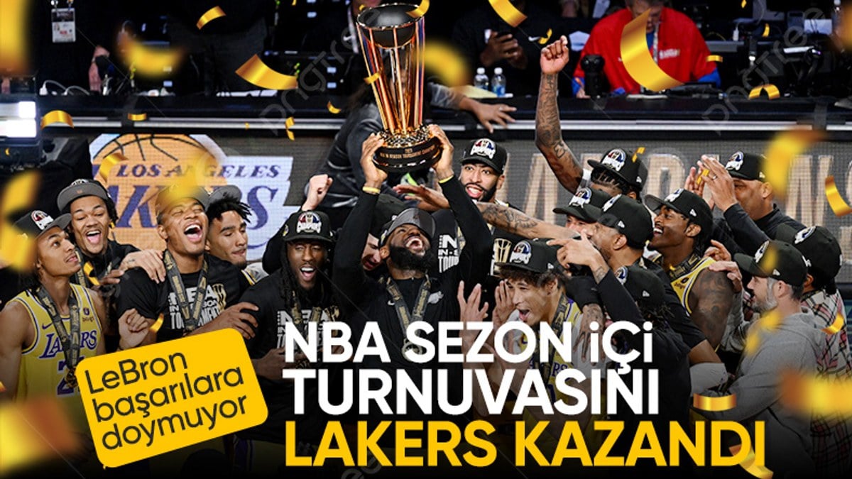 NBA'in sezon için turnuvasında şampiyon Los Angeles Lakers!