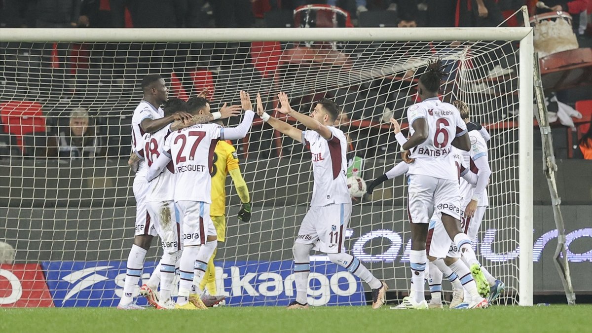 Trabzonspor, Gaziantep FK deplasmanında kazandı