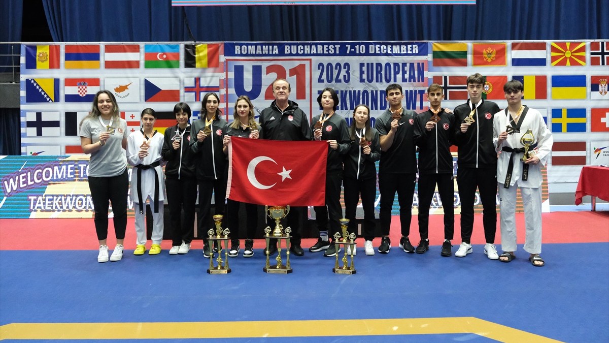 Ümit Milli Tekvando Takımı Avrupa Şampiyonu