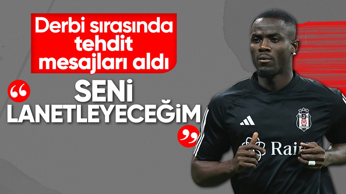 Beşiktaş'ın stoperi Eric Bailly'ye tehdit mesajları