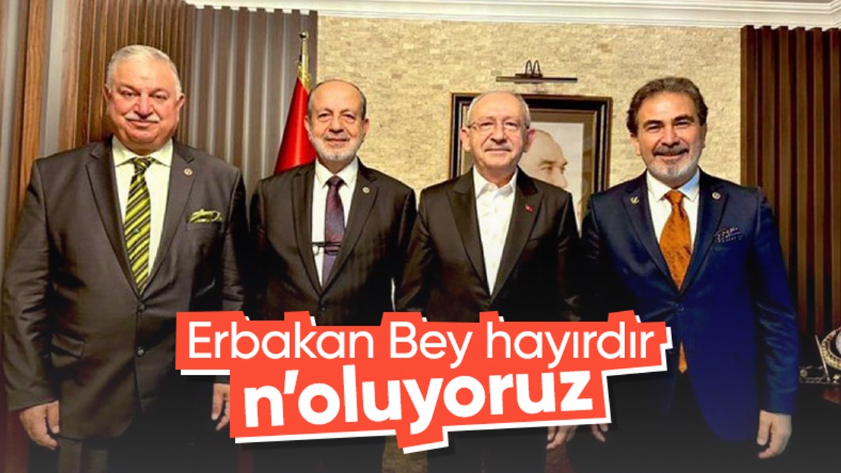 Yeniden Refah Partisi milletvekillerinden Kemal Kılıçdaroğlu'na ziyaret