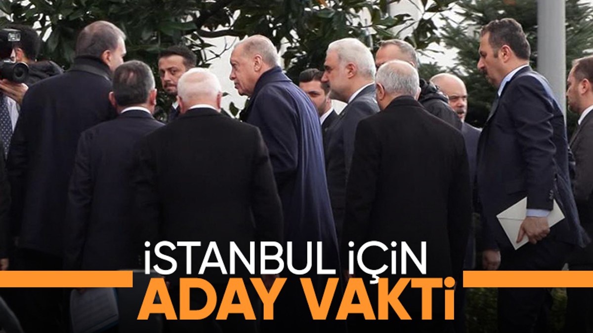 AK Parti'de aday belirleme süreci: Cumhurbaşkanı Erdoğan İstanbul için önerileri dinliyor...