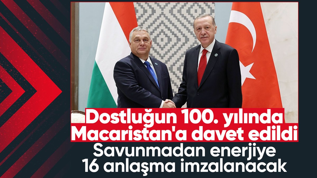 Cumhurbaşkanı Erdoğan, Macaristan ziyaretinde 16 anlaşma imzalayacak