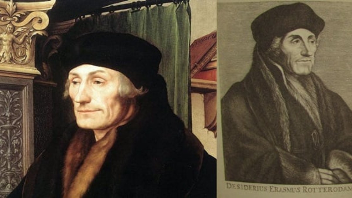Hümanizm felsefesinin önemli temsilcisi sayılan Erasmus'un Deliliğe Övgü kitabı