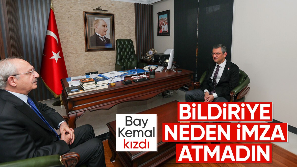 CHP'nin teröre karşı bildiriyi imzalamaması Kılıçdaroğlu'nu rahatsız etti