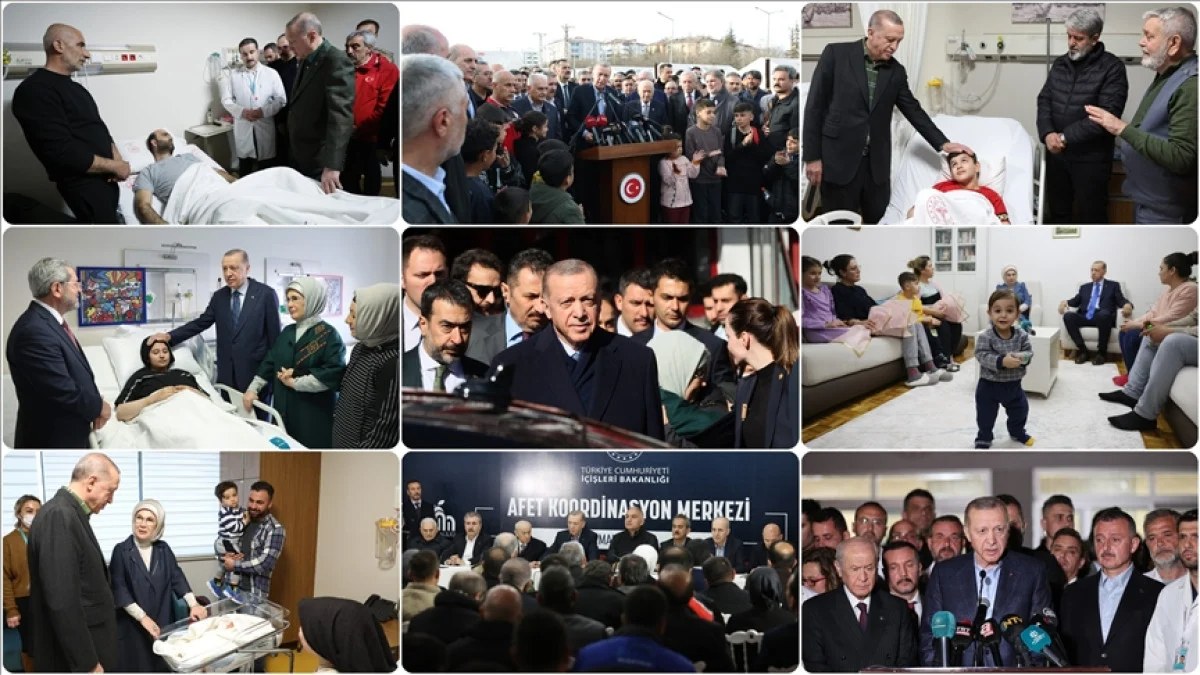 Cumhurbaşkanı Erdoğan'ın ziyaretlerinde deprem bölgesi öne çıktı