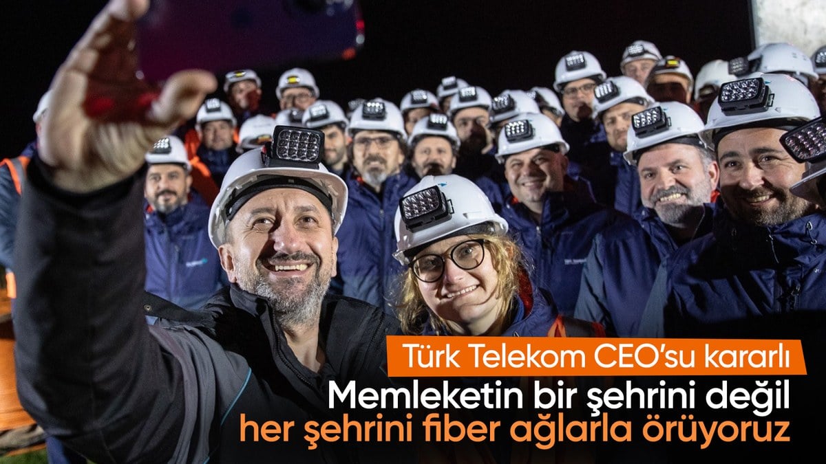 Türk Telekom CEO’su, çalışanlarıyla yeni yıla fiber dönüşüm için sahada girdi