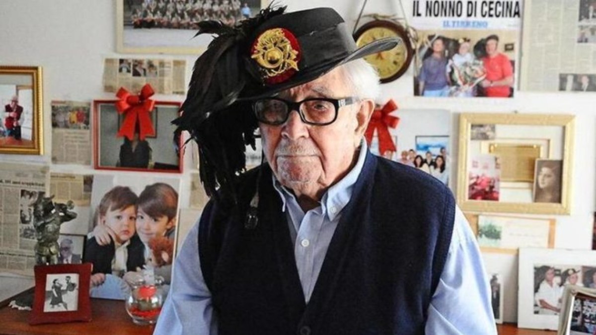 İtalya'nın en yaşlı erkeği Trablus Giannini, 111 yaşında hayatını kaybetti