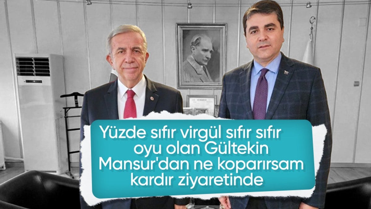 ABB Başkanı Mansur Yavaş, Gültekin Uysal ile Ankara'da bir araya geldi