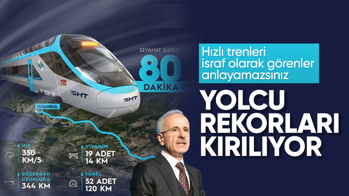 Karaman-Konya-Ankara ve İstanbul YHT hattında rekor! 2 yılda 2 milyon 423 bin 868 yolcu...