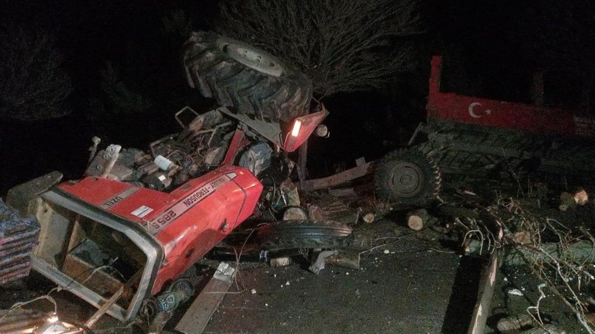 Kırıkkale'de kamyonla traktörün çarpıştığı kazada 1 kişi öldü