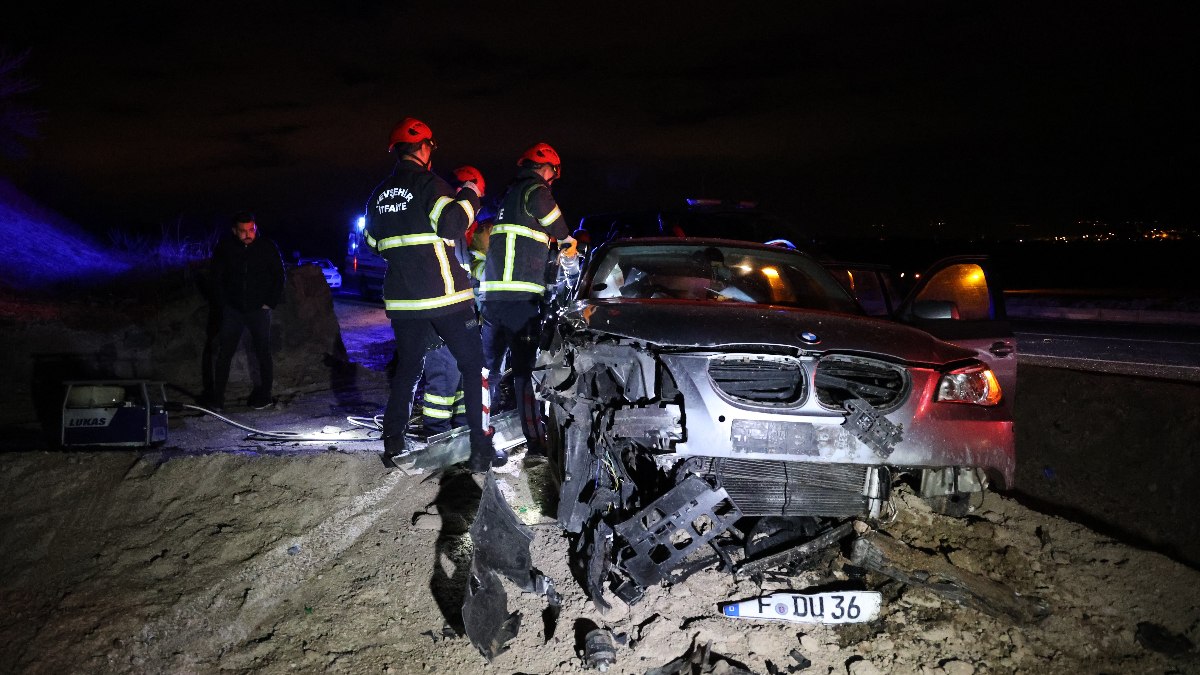 Nevşehir’de otomobil şarampole uçtu: 3 yaralı