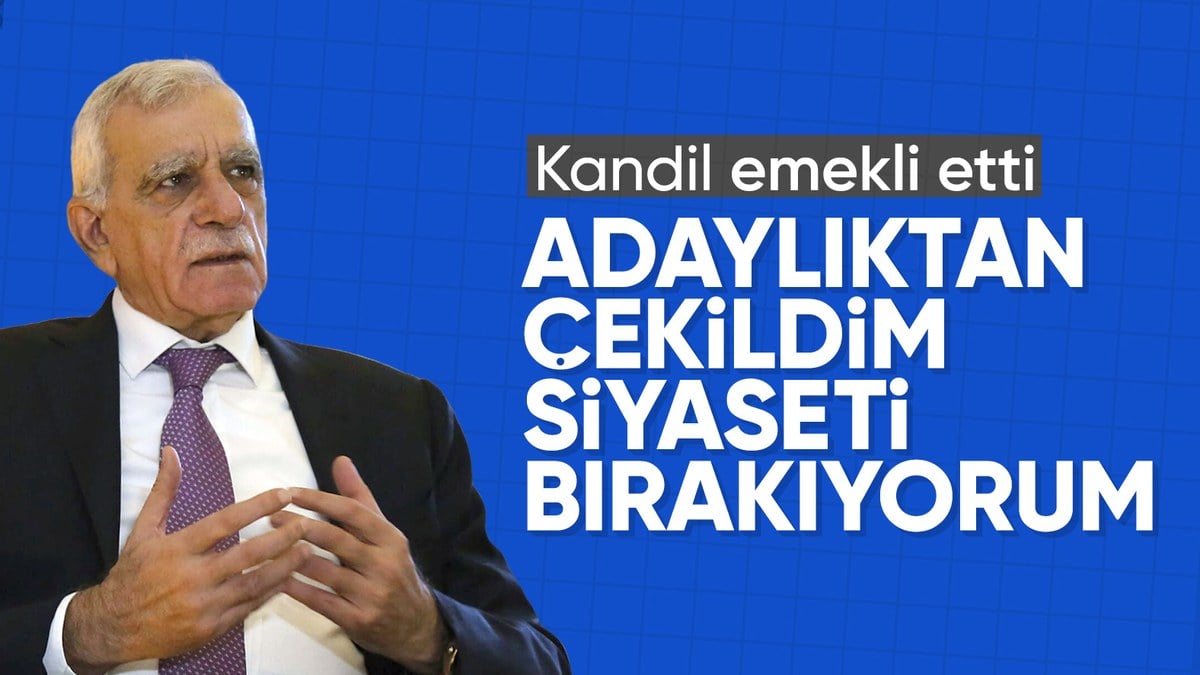 DEM Parti'den Mardin adaylığını duyuran Ahmet Türk geri çekildi: Aktif siyaseti bırakıyorum...