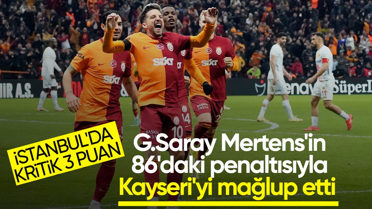 Galatasaray, Evinde Kayserispor'u Yendi