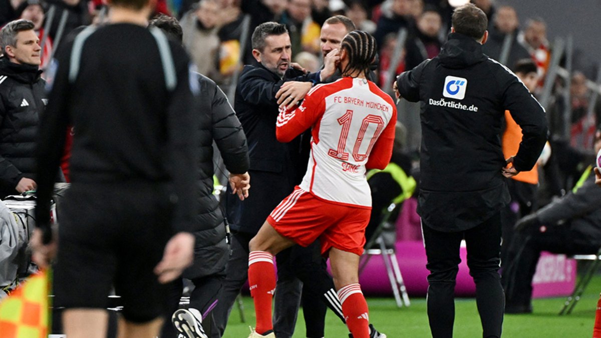 Trabzonspor'un eski hocası Nenad Bjelica, Bayern Münih'in yıldızı Leroy Sane'ye tokat attı
