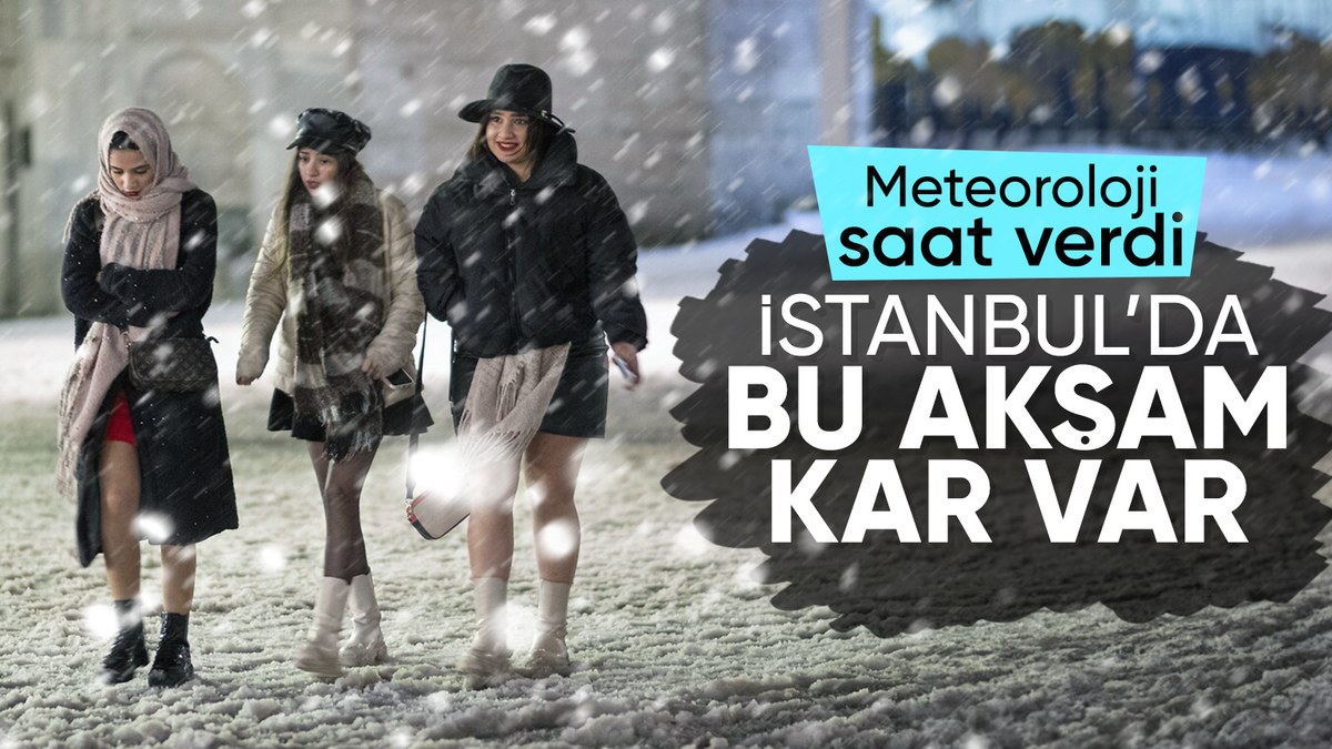 İstanbul'da etkili kar yağışı bekleniyor