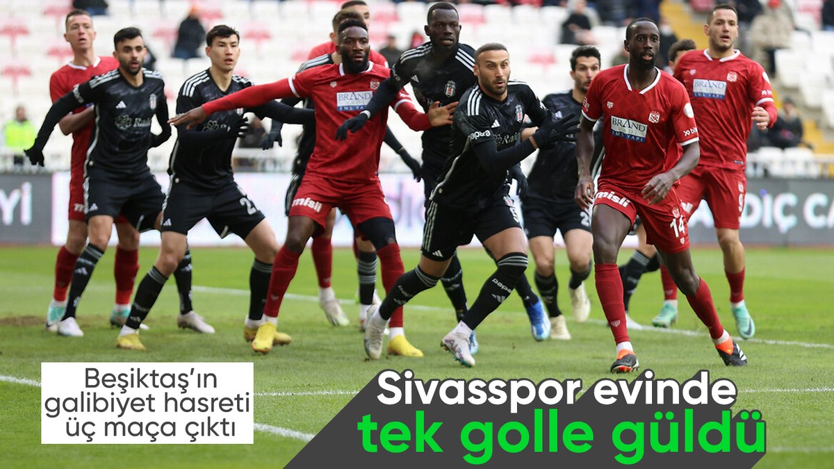 Beşiktaş, Sivasspor'a Yenildi