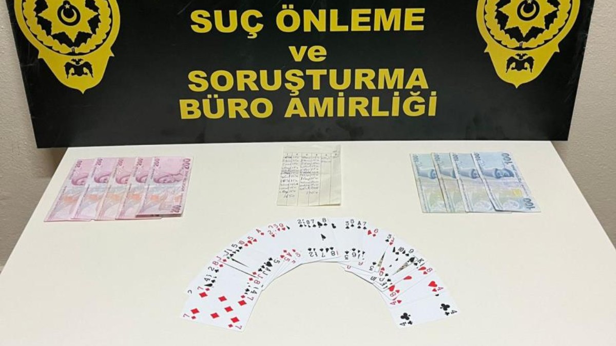 Tekirdağ'da kumar oynayanlara baskın: 38 bin 550 TL para cezası uygulandı