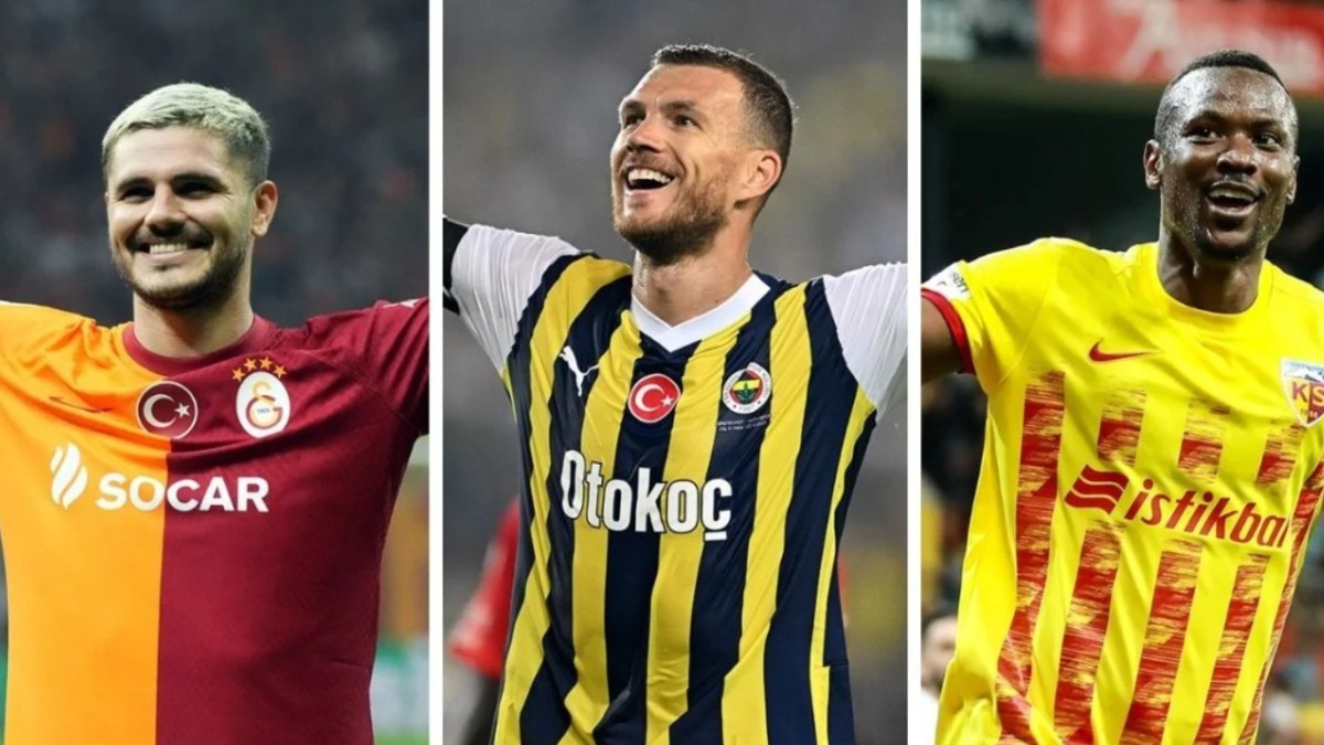 Süper Lig'de gol kralı kim? Trendyol Süper Lig gol krallığı sıralaması! Dzeko, Thiam, Icardi...