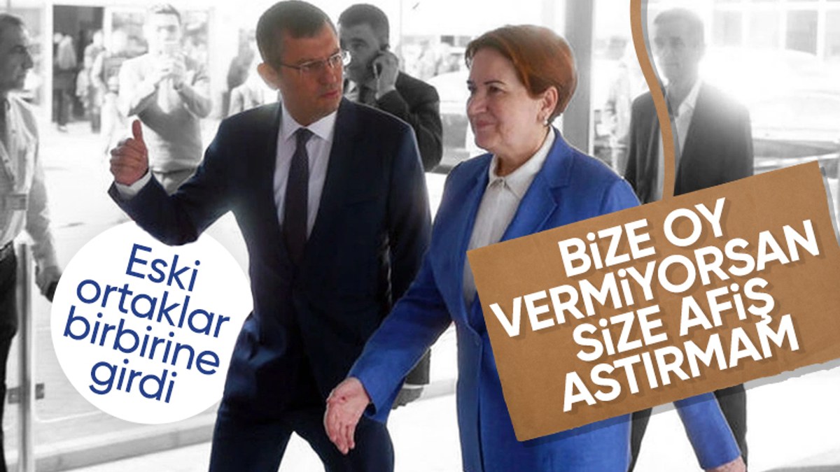 CHP'den İyi Parti'ye veto: 3 büyükşehirde afişlere izin verilmedi!