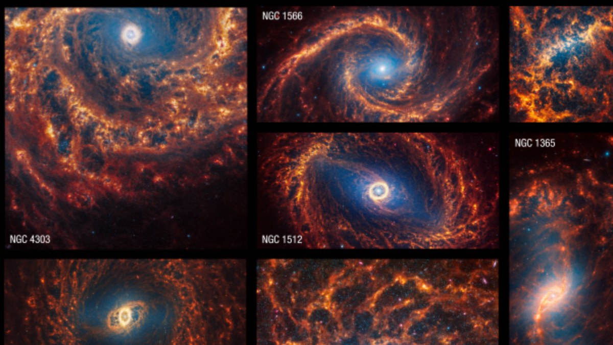 NASA 19 spiral galaksinin fotoğrafını paylaştı