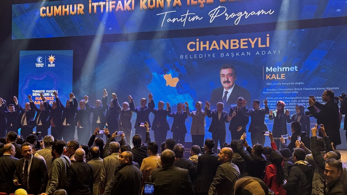 Konya'da Cumhur İttifakı'nın ilçe belediye başkan adayları açıklandı